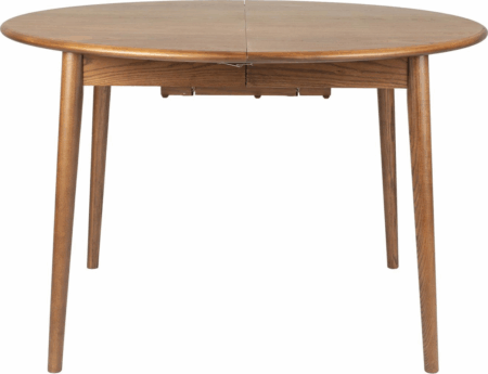 Twist, Spisebord med udtræk, Nougat, Træ (L: 160 x H: 76 x B: 120 cm.)