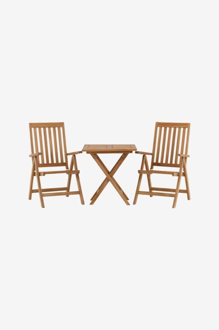 Venture Home - Bord Kenya med 2 stole Kenya - Brun - Cafésæt - - Homeroom