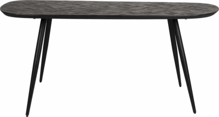 Webster, Spisebord, Mørk natur, Teak (L: 90 x H: 76 x B: 180 cm.)