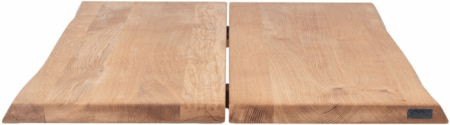Bordplade til plankebord House of Sander Hugin massivt egetræ natur 250x103x4 cm