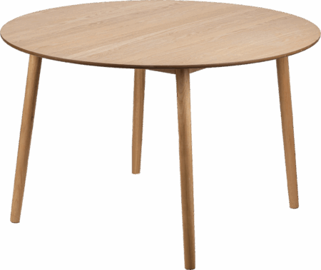 Spisebord Nordlys Furniture Tradition6p FSC-massivt fyrretræ natur, rundt Ø120 cm - plads til 6 personer