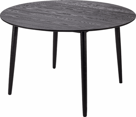 Spisebord Nordlys Furniture Tradition6p i sort FSC-fyrretræ Ø120 cm rund