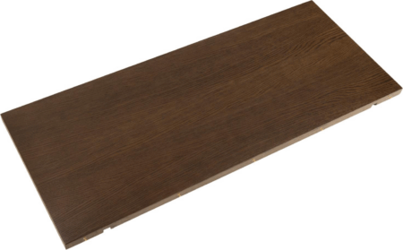 Tillægsplade, forlængerplade Signature Elenya 50x120 cm til spisebord i røget PU-lakeret egetræsfinér