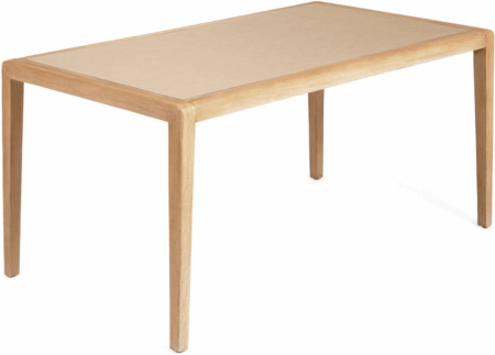 Udendørs sofabord Kave Home Better naturfarvet akacietræ & polycement 160x90x77 cm
