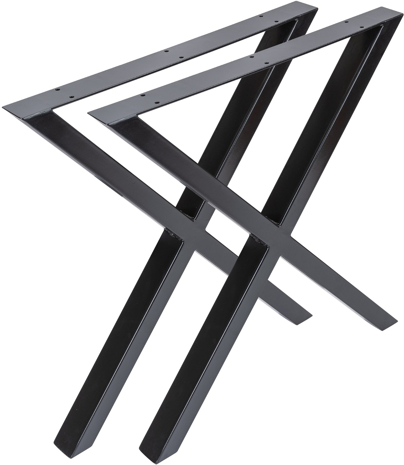 Understel/bordben til plankebord Oscar - Nielsen Design sort pulverlakeret metal H71 x L65 cm Understel/bordben til plankebord Oscar - Nielsen Design sort pulverlakeret metal H71 x L65 cm