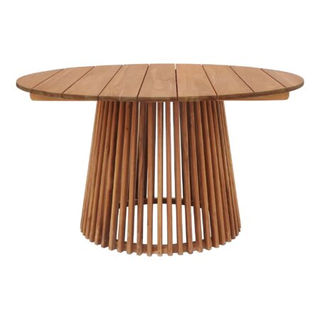 Lorca Spisebord - Spisebord, Teak, Natur Ø120X75 Cm
