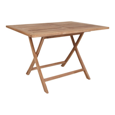 Oviedo Spisebord - Spisebord, Teak, Natur 120X80X75 Cm