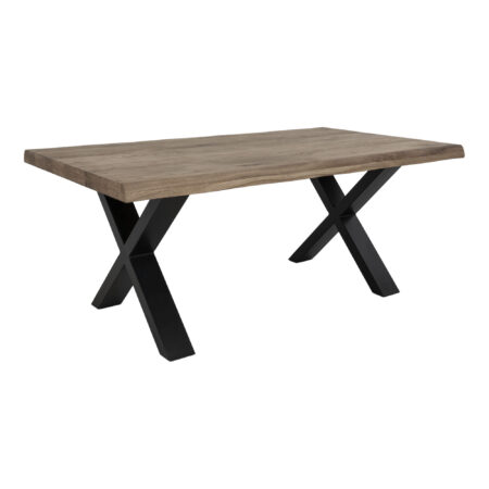 Roma plankesofabord - smoked olieret - bølgede kanter