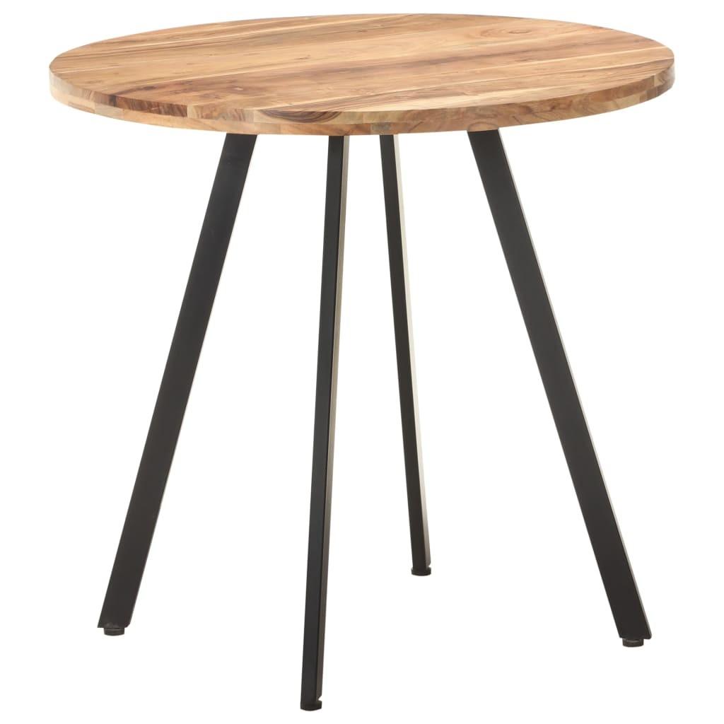 Spisebord 80 cm massivt akacietræ Spisebord 80 cm massivt akacietræ
