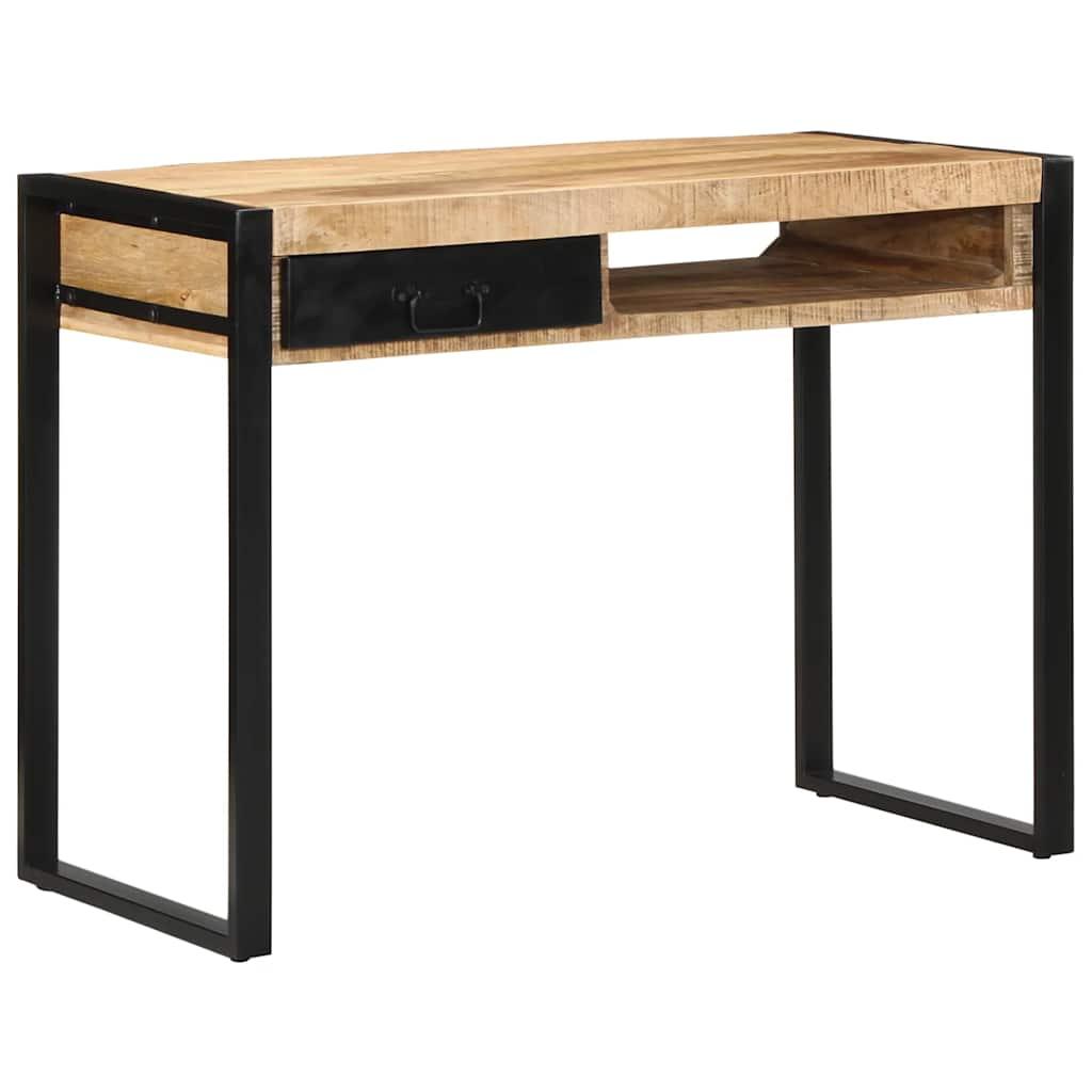 Skrivebord 100x50x75 cm massivt ru mangotræ Skrivebord 100x50x75 cm massivt ru mangotræ