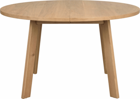 Spisebord Rowico Glenside rundt i olieret egetræ Ø130-180 cm med skjult udtræk FSC® 100%