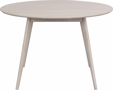 Spisebord Rowico Yumi rundt Ø115 cm hvidkalket egetræ