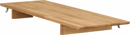 Tillægsplade Filippa Rowico til ovalt spisebord 40 x 105 cm oliebehandlet massiv eg FSC 100%