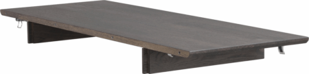 Tillægsplade Rowico Filippa til spisebord 40x105 cm massiv eg mørkebrun FSC-certificeret