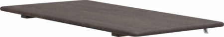 Tillægsplade Rowico Tyler i oliebehandlet massivt egetræ FSC 100 %, brun 50x90 cm