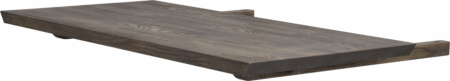Tillægsplade, forlængelsesplade til spisebord Rowico Carradale 50x100x3 cm oliebehandlet massiv eg brun FSC-certificeret