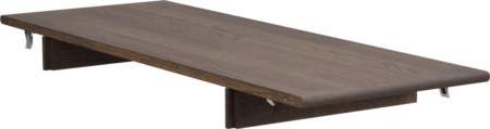 Tillægsplade til spisebord Rowico Tyler 40 cm massiv eg brunpigmenteret olie FSC-certificeret