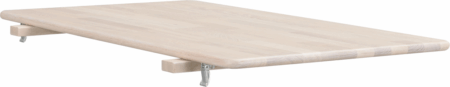 Tillægsplade/bordforlænger Rowico Tyler i hvidkalket massivt egetræ L50xB90xH4 cm