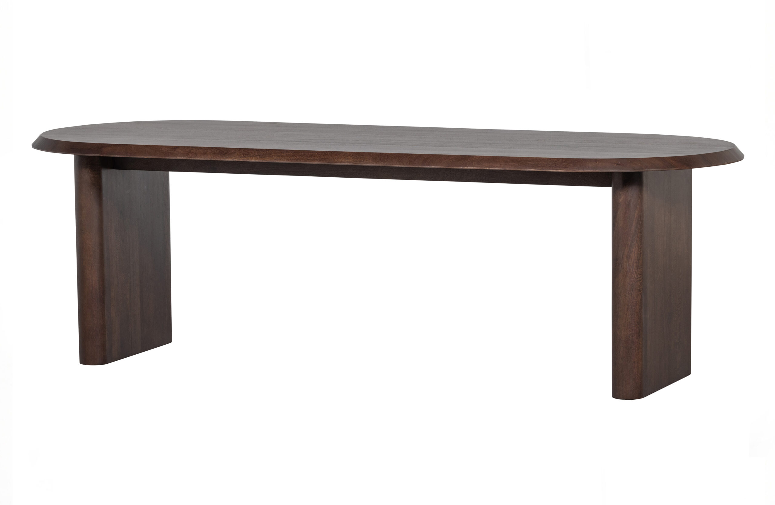 VTWONEN Ellips spisebord, oval - brun valnøddefarvet mangotræ (240x90) VTWONEN Ellips spisebord, oval - brun valnøddefarvet mangotræ (240x90)