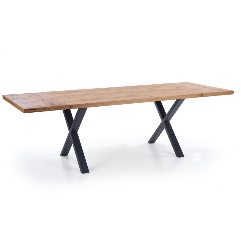XAVIER Spisebord med tillægsplader 160cm udvides til 250 cm XAVIER Spisebord med tillægsplader 160cm udvides til 250 cm