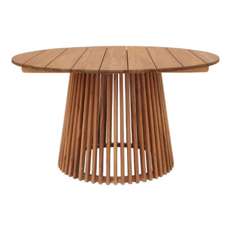 HOUSE NORDIC Lorca havebord, rund - natur teaktræ (Ø120)