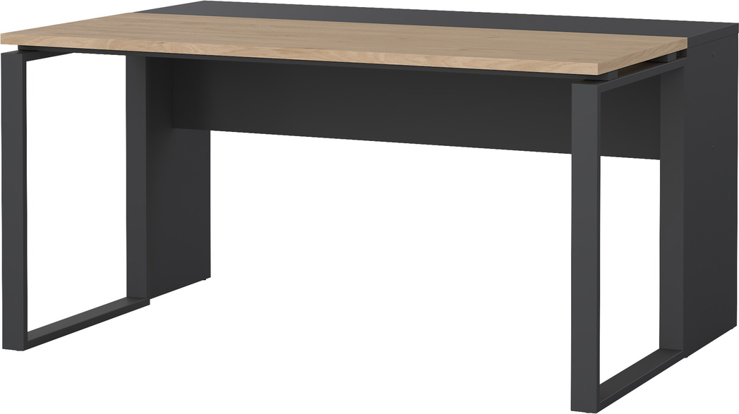 Skrivebord Vesterholm Formé Jackson Hickory bordplade matgrå stel D60 inkl. tillægsbord pulverlakeret stålben Skrivebord Vesterholm Formé Jackson Hickory bordplade matgrå stel D60 inkl. tillægsbord pulverlakeret stålben