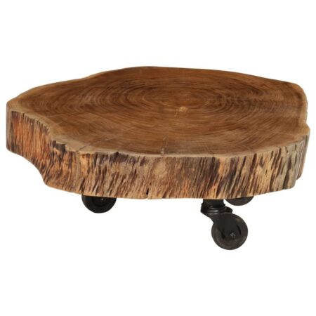 Sofabord 60x55x25 cm massivt akacietræ