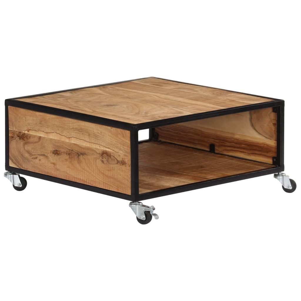 Sofabord 70x70x32 cm massivt akacietræ Sofabord 70x70x32 cm massivt akacietræ