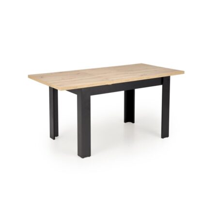 BAGIO Spisebord med udtræk, Artisan Eg / Sort
