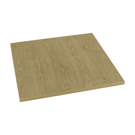 Cognac Oak bordplade firkantet Lamidur - 70x70 cm