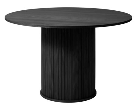 Nola Rundt Spisebord Sort, Ø120x75 cm