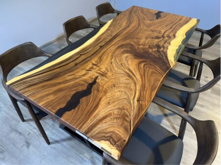 Plankebord - Transparent Sort 200x90cm