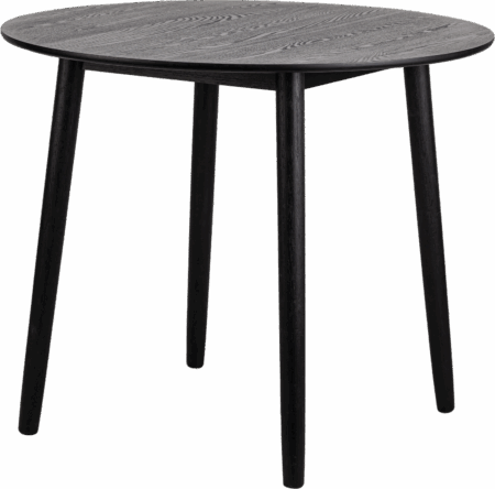 Spisebord Nordlys Furniture Tradition Ø90 cm massivt sortlakeret fyrretræ FSC-certificeret