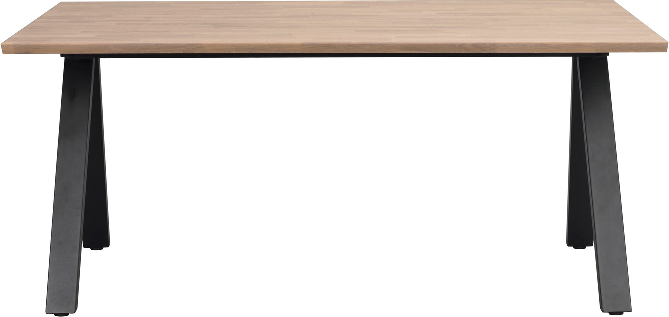 Spisebord Rowico Carradale massiv olieret eg med sort V-ramme 170x100 cm Spisebord Rowico Carradale massiv olieret eg med sort V-ramme 170x100 cm