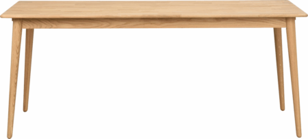 Spisebord Rowico Tyler 180x90 cm i massivt FSC-certificeret egetræ oliebehandlet med udtræk til 280 cm