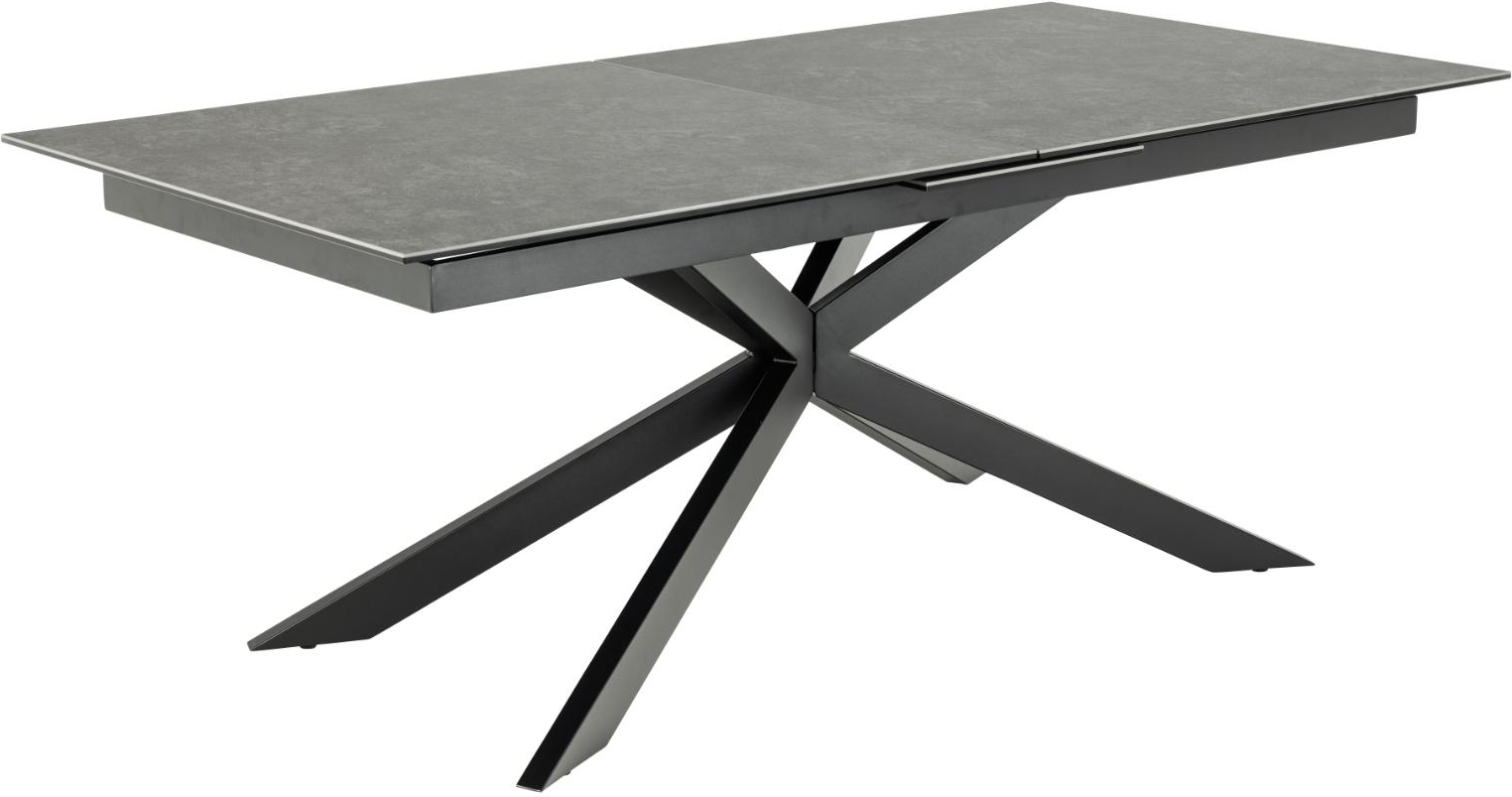 Spisebord Signature Unaelle - sort Fairbanks keramik 240x100 cm med synkron udtræk og opbevaring Spisebord Signature Unaelle - sort Fairbanks keramik 240x100 cm med synkron udtræk og opbevaring