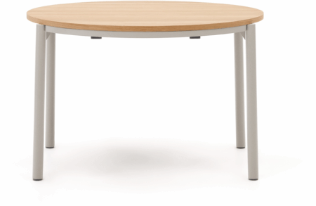 Spisebord med udtræk Montuiri Kave Home - nordisk industrielt 200 - 300 cm natur/grå