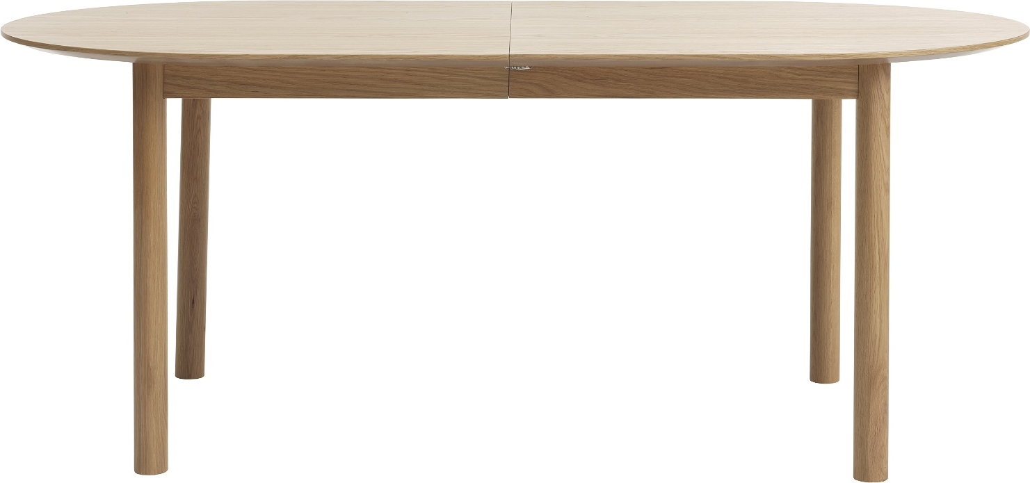Spisestuebord med udtræk Nordique Design Gallina 190-280x100 cm egetræ oval natur Spisestuebord med udtræk Nordique Design Gallina 190-280x100 cm egetræ oval natur