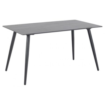 Wicklow spisebord sort keramik 140 cm