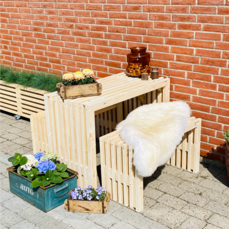 Bord-bænkesæt til Altan | Nye Traller | Terrassemøbel