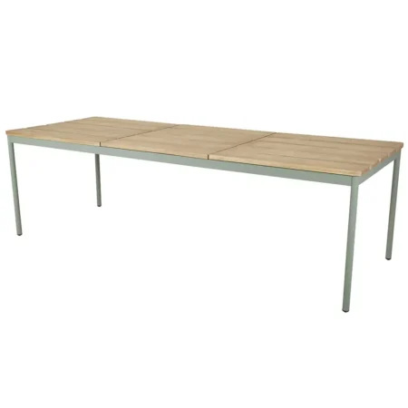 Brafab, Nox Spisebord 90x240 cm Grøn/Teak Brafab