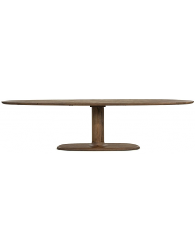 COCO Ovalt spisebord i mangotræ 300 x 110 cm - Lysebrun