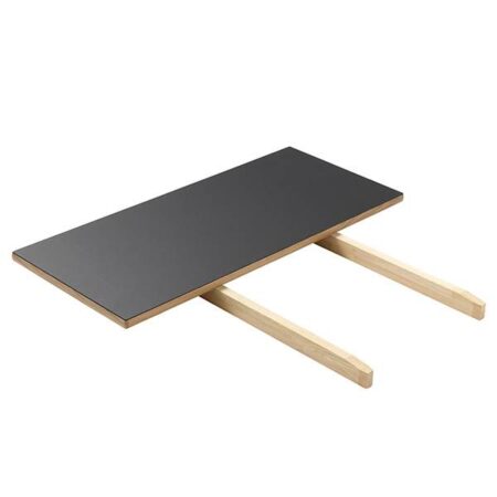 FDB Møbler - C35S tillægsplade til C35C spisebord - Sort