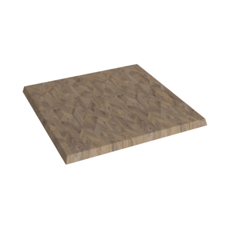 Lys Parket bordplade firkantet - 70x70 cm
