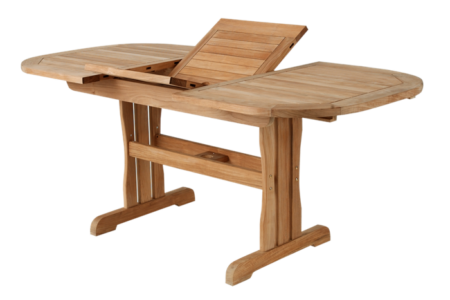 Melbourne spisebord i Teak med Butterfly funktion. - Nyheder 2026 - - Enggården Havemøbler