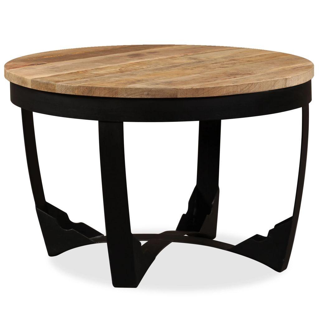 Sofabord 60x40 cm massivt ru mangotræ Sofabord 60x40 cm massivt ru mangotræ