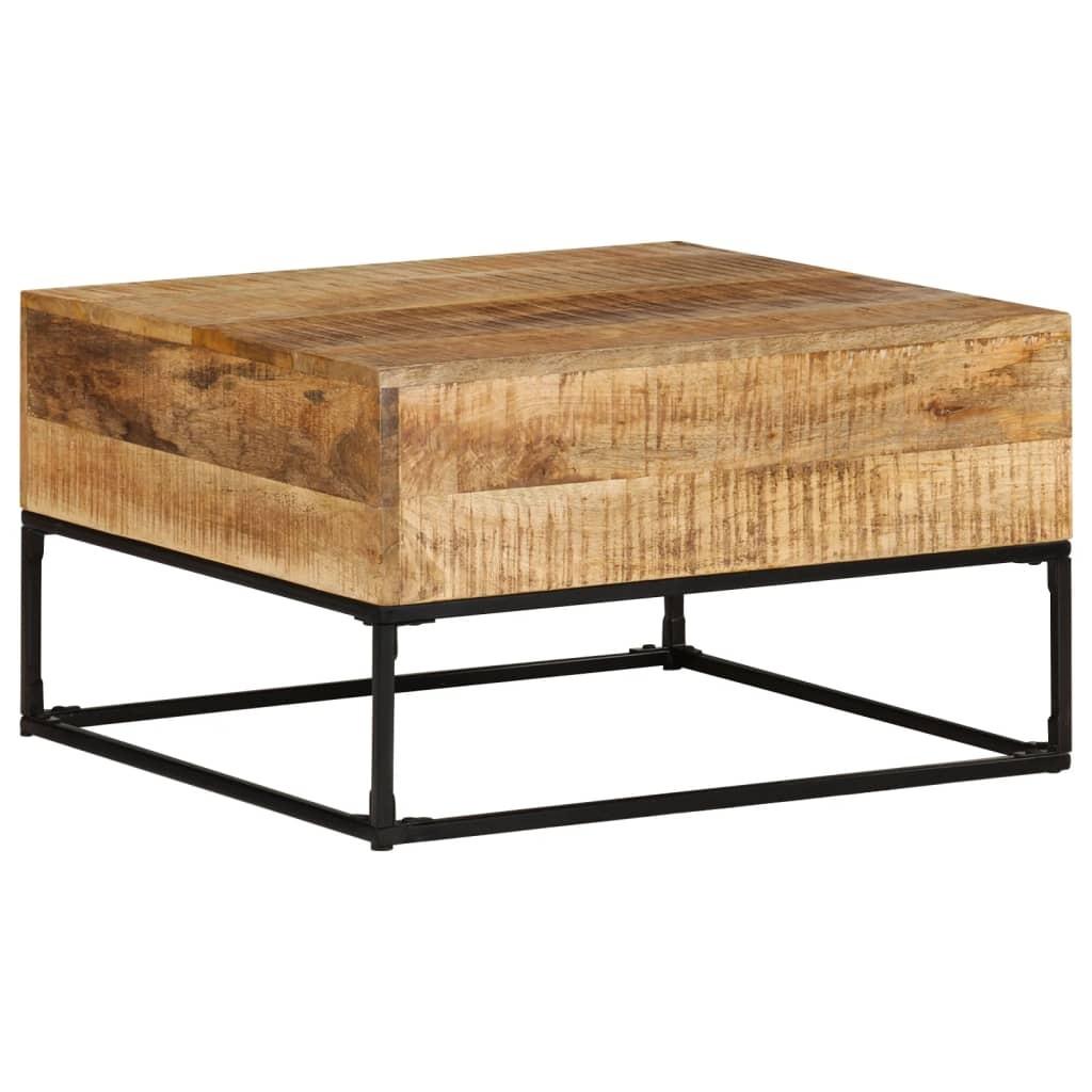 Sofabord 68x68x41 cm ru mangotræ Sofabord 68x68x41 cm ru mangotræ