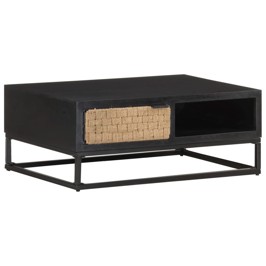 Sofabord 90x60x35 cm massivt mangotræ Sofabord 90x60x35 cm massivt mangotræ