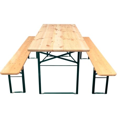Standard bord-/bænkesæt 220x80cm Naturfarvet