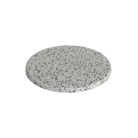 Terrazzolook bordplade rund - ø70 cm